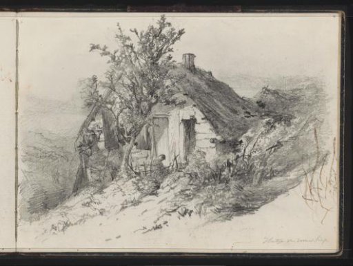 Landscape with the hut of woman Siep