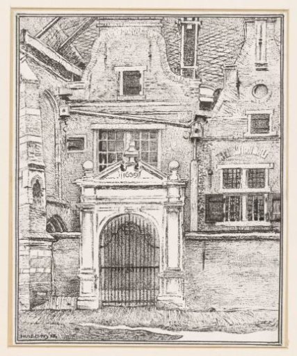 Portico of the Zuiderkerk in Enkhuizen