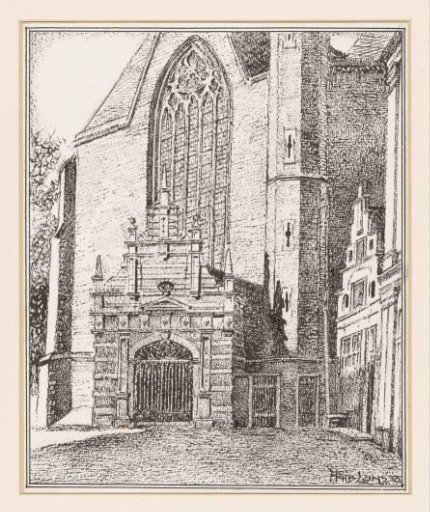 Portal of the Sint-Gommarus Church in Enkhuizen