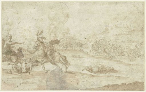 Cavalry fight with Turks