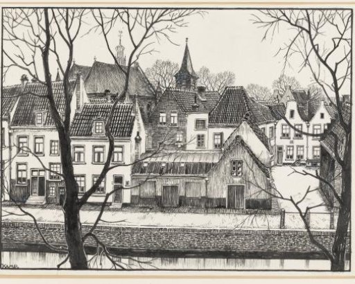 View of the Bakenessergracht in Haarlem