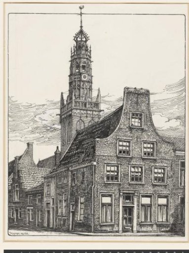 Tower of the Bakenesser Church in Haarlem