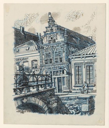 Facade of the Museum in Edam