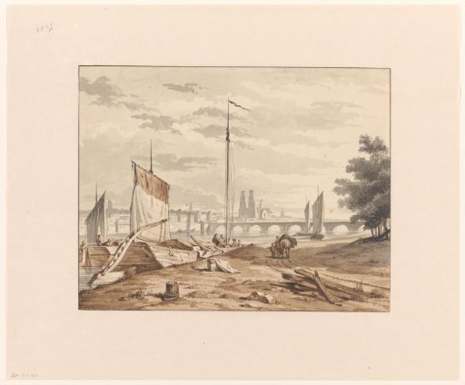 View of Orléans from the Opposite Bank of the Loire