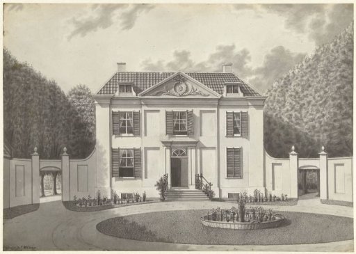 The estate Vreedelust on the Spanjaardslaan at Haarlem