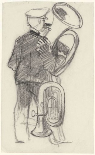 Musician with a Tuba