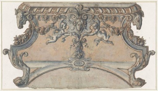 Design for a Louis XIV pendant table