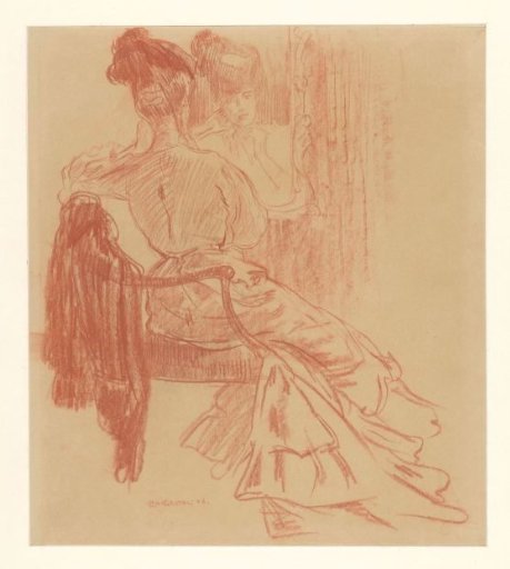 Seated Lady before a Mirror
