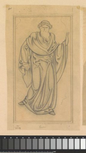 Design for a wall painting in the Beurs van Berlage: Winter