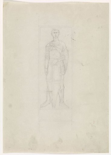 Study after a statue of St. George