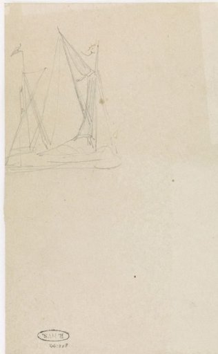 Sketch of two ships