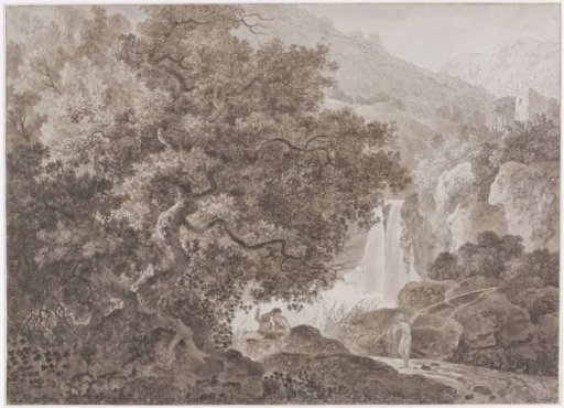 Wooded mountain landscape (Tivoli)