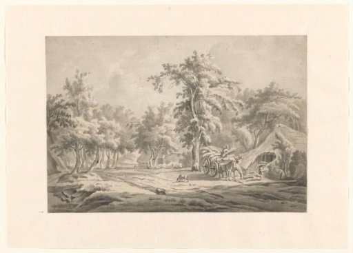 Country Road with Farmhouses