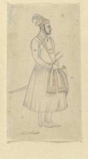 Portrait of a Mughal courtier