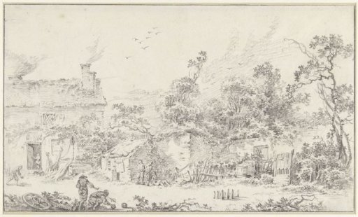Rural dwelling in wooded surroundings