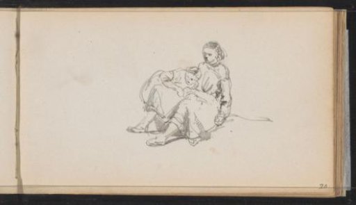 Seated Woman with Child