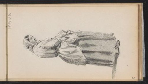 Standing Woman in Profile