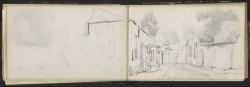 View of Achter de Muur, the present-day Doelenstraat, in Harderwijk