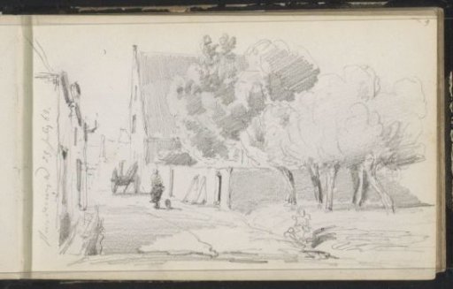 View of a street in Harderwijk