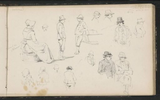 Walcheren figure and costume studies