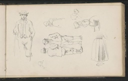 Zeeland figure and costume studies
