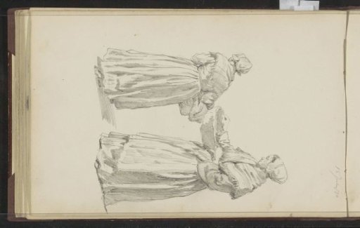 Two women, possibly with laundry