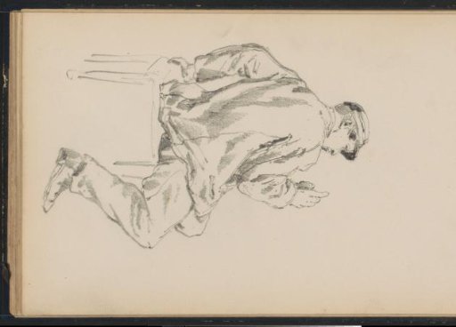 Seated man on a chair