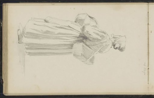 Woman with a basket and a chest