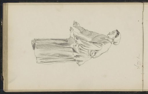 Woman leaning forward