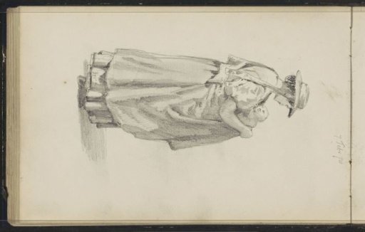 Woman with a child in her arms