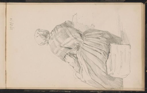 Seated woman with a shawl