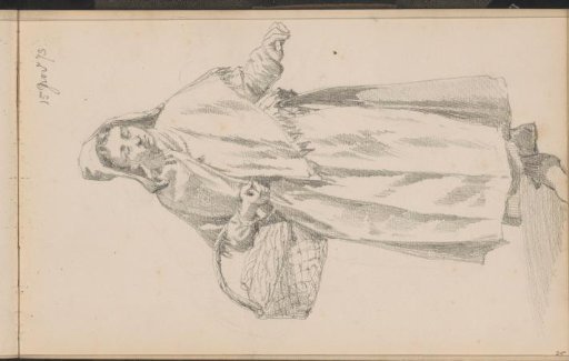 Woman with a basket on her arm