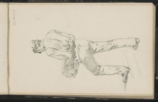 Man with an object in his hands