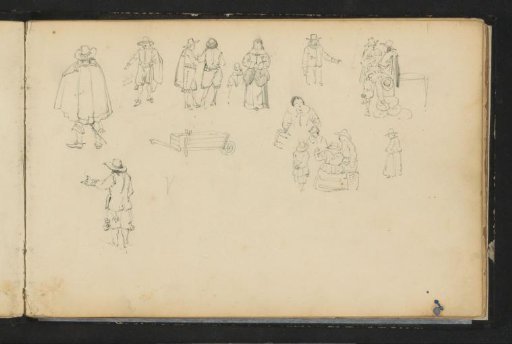 Figures in seventeenth-century dress