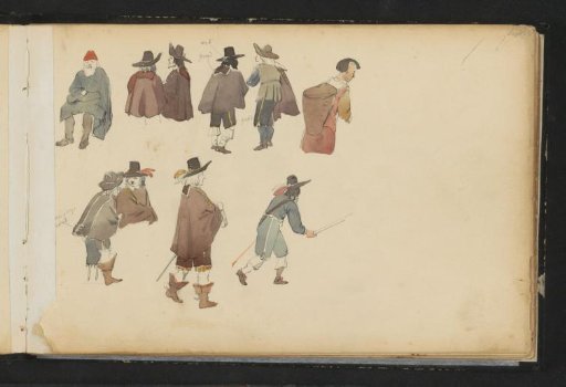 Men in seventeenth-century dress