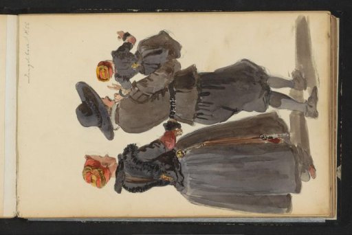 Woman and man with a child