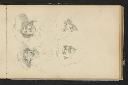 Four men's heads