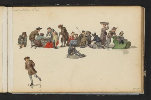Figures in seventeenth-century clothing
