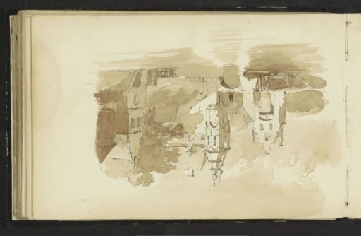 View of buildings by the water