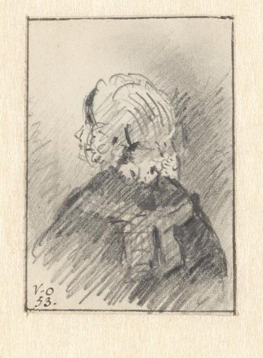 Study of a woman, seen from the back