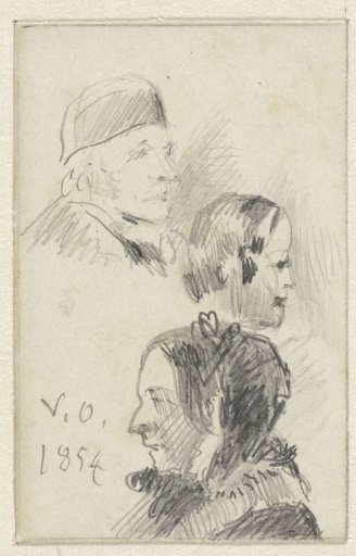 Studies of Three Heads