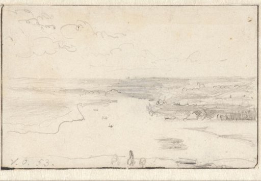 River landscape near St. Germain