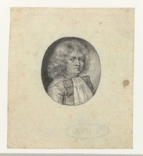 Portrait of a gentleman, facing right, in an oval