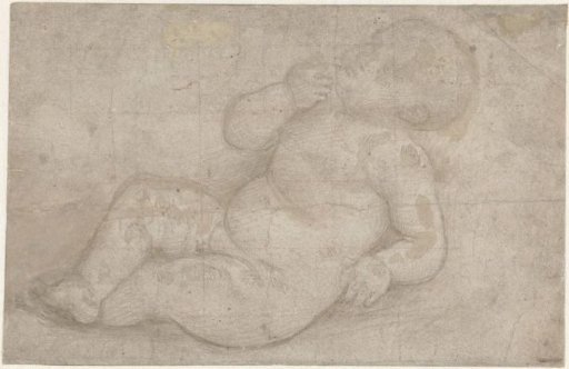 Study for a lying Christ child