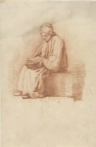 Seated woman