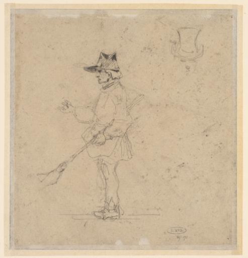 Sketch of a street sweeper