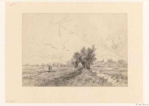 The Schenkwegje near The Hague, looking towards the city