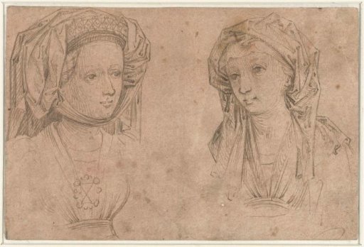 Two Women's Heads
