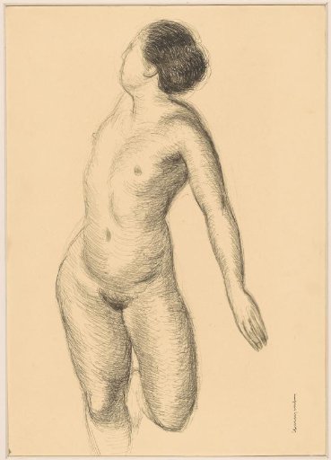 Reclining nude woman