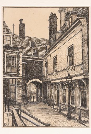 The old exchange gate in Amsterdam
